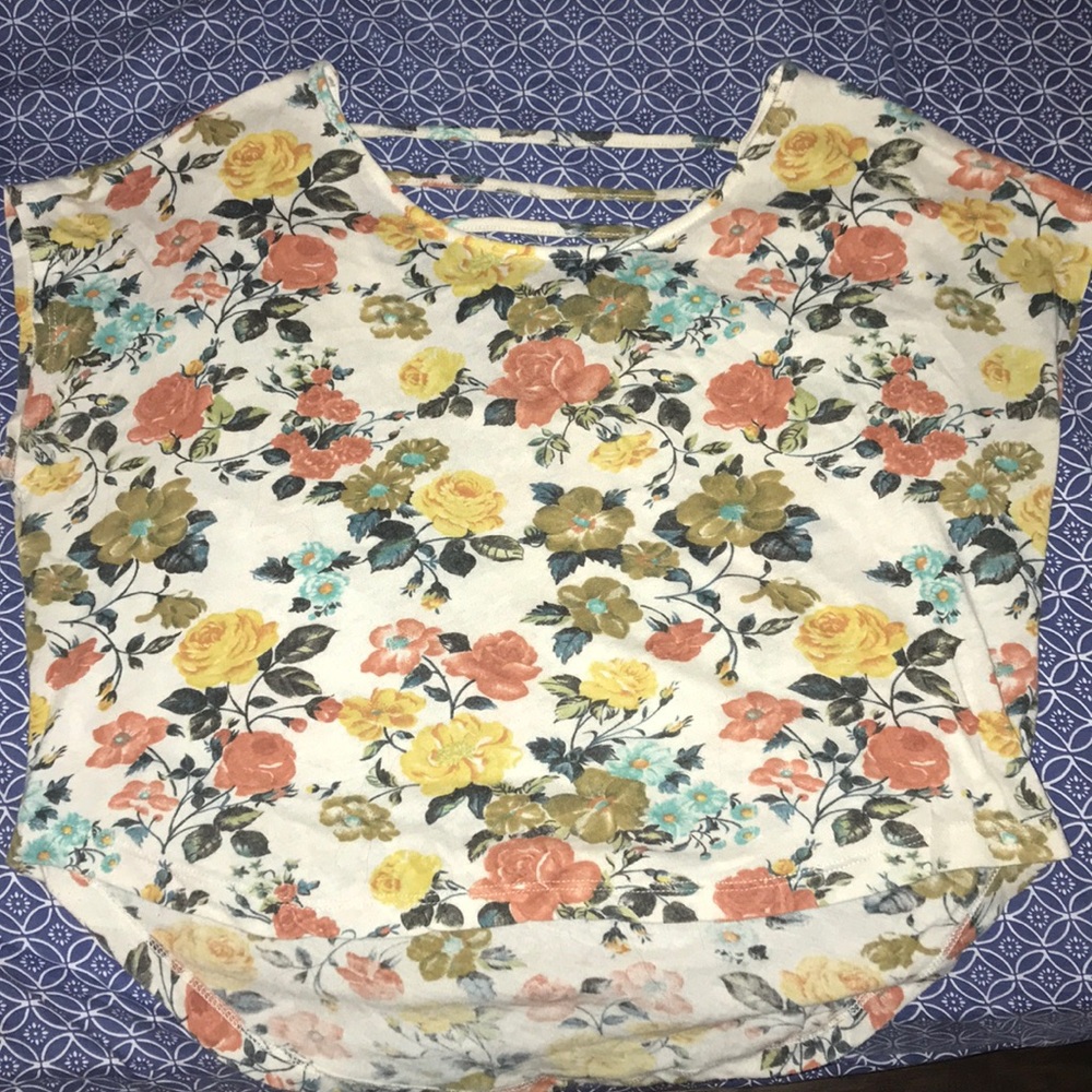 Floral crop top